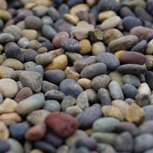 Multicolored Mexican Beach Pebbles